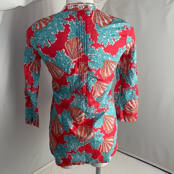 Lilly Pulitzer Sarasota Tunic in Watermelon Coralina S - Picture 6 of 15